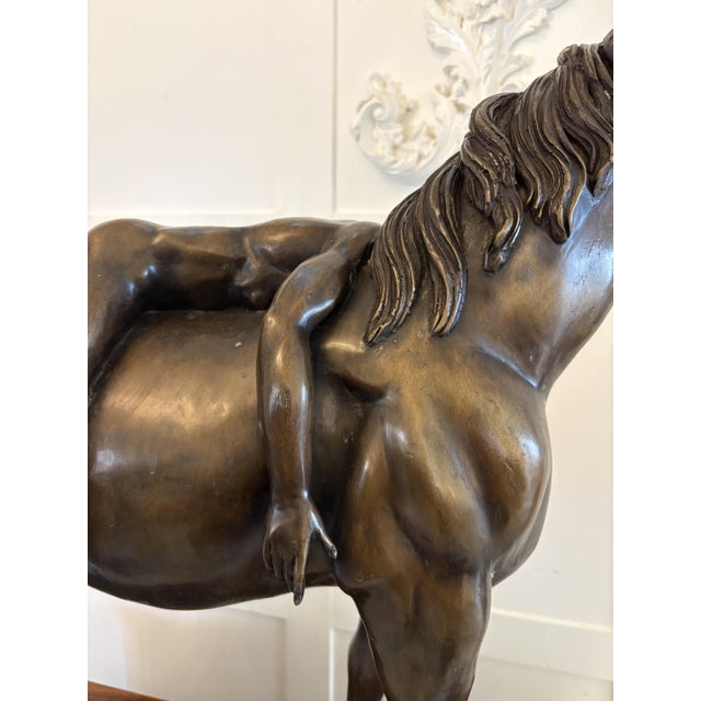 Large Antique Bronze Study Figurine, 1880 For Sale - Image 6 of 18