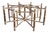 1970s Attributed to McGuire Mid Century Bohemian Modern Octagonal Bamboo Glass Dining Table 74" For Sale - Image 6 of 18