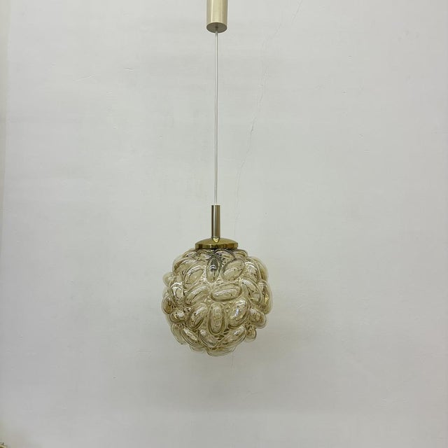 Glass Bubble Hanging Lamp by Helena Tynell, 1970s For Sale - Image 4 of 11