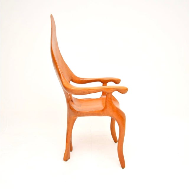 1970s Italian Sculptural Armchair, 1970s For Sale - Image 5 of 15