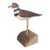 Vintage Hand Carved Wood Shore Bird — Signed Folk Art, 6.5" For Sale
