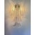 Early 21st Century Transparent Diamante Selle-Petali Murano Glass Wall Sconce by Simoeng for Simoeng For Sale - Image 5 of 7