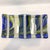 Glass Vintage Fused Rectangular Wavy Striped Art Glass Plate Tray For Sale - Image 7 of 12