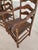 American 1960s Colonial Early American Ladderback Dining Arm Chairs- Set of 2 For Sale - Image 3 of 5