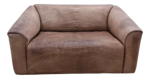 Brown Leather DS 47 Sofa from De Sede