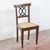 18th Century Style Chair with Raffia Seat For Sale - Image 3 of 9