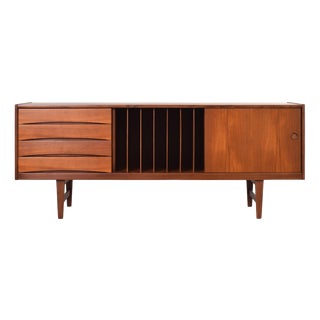 Mid-Century Modern Teak Hi-Fi Sideboard by Erik Wørts for Ikea, 1960s For Sale