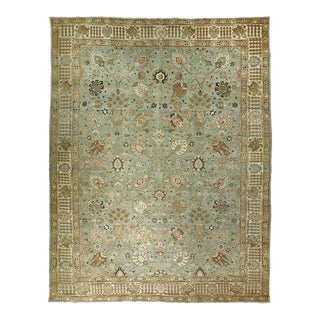 Antique Persian Tabriz Rug. 10'6"x 13'6" For Sale