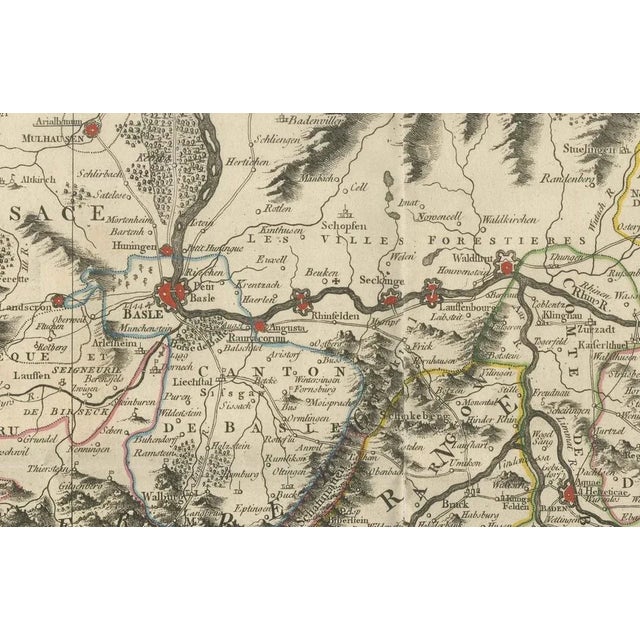 Map of the Thirteen Cantons, 1778 For Sale - Image 3 of 14