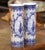 Decorate a mantel, console, or bookshelf with this elegant pair of antique Delft vases. Crafted in Holland circa 1920, the...