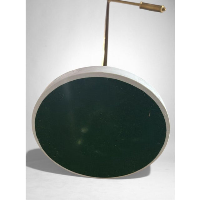 Mid 20th Century Italian Adjustable Brass Floor Lamp With Stone Base For Sale - Image 13 of 18