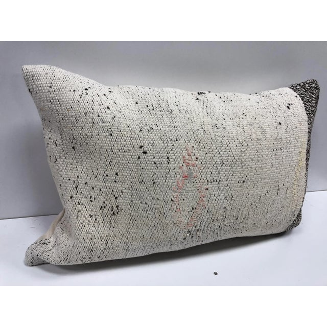 Vintage Turkish Kilim Handmade Lumbar Pillow Cover For Sale In Phoenix - Image 6 of 6