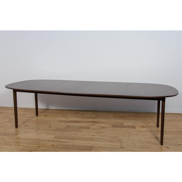 Mid-Century Extendable Dining Table by Ole Wanscher for Poul Jeppesens Furniture Factory, Denmark, 1960s For Sale - Image 11 of 18