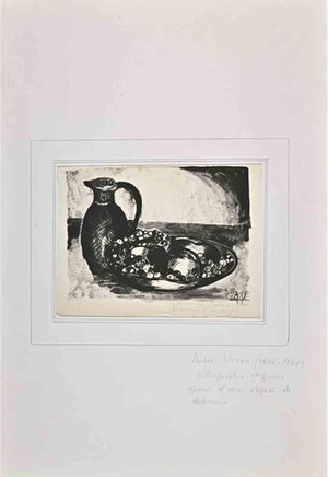 André Utter, Still Life, Lithograph, Early 20th Century