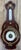Vintage Brass and Mahogany Wall Barometer For Sale - Image 11 of 11