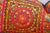 Textile Bright Tribal Swati Embroidered Phulkari Pillow Cover For Sale - Image 7 of 10