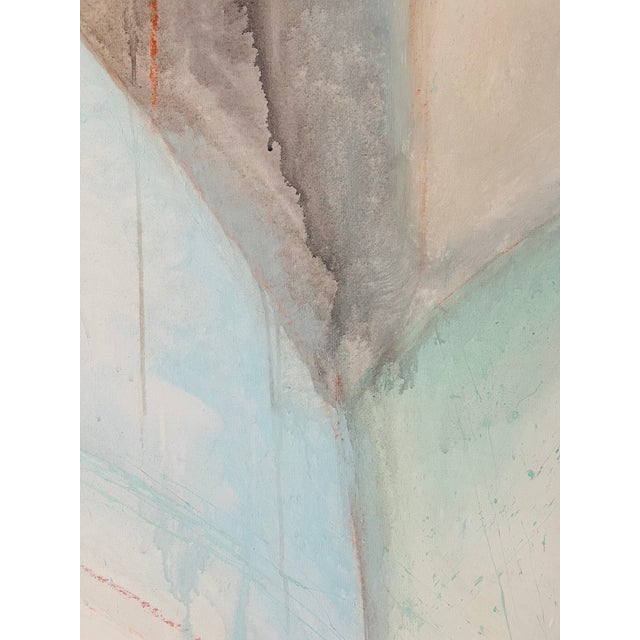 Abstract Large Impressive Modern Abstract Art Painting Tw Stewart For Sale - Image 3 of 4