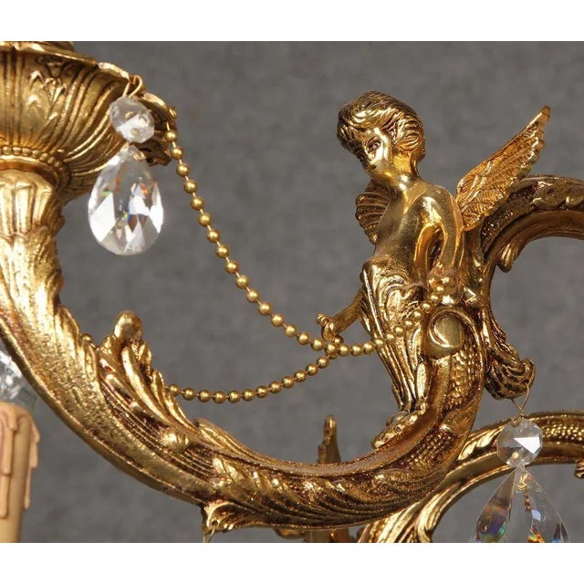 Art Nouveau Bronze Lamp, 1910s For Sale - Image 11 of 18