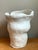 Mid-Century Modern Vintage Biomorphic Sculptural White Ceramic Vase For Sale - Image 3 of 14