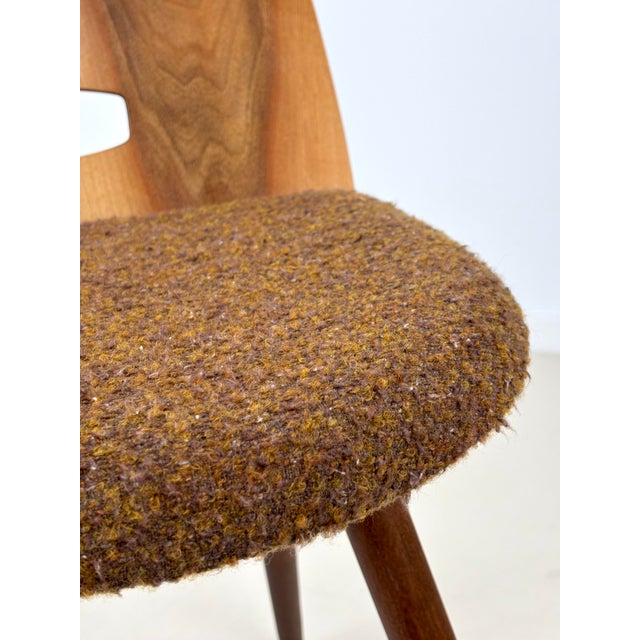 Brown Dining Lollipop Chairs by František Jirák for Tatra, 1960s, Set of 4 For Sale - Image 8 of 13