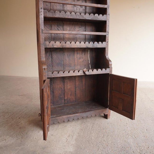 Scalloped Oak Cabinet For Sale - Image 15 of 16
