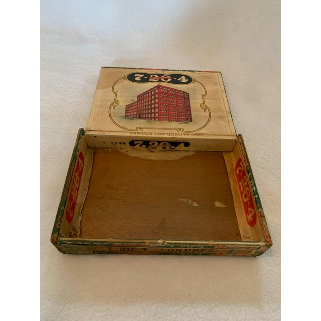 Wood Vintage 1940's R. G. Sullivan Cigar Box For Sale - Image 7 of 8
