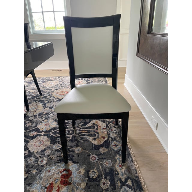 1950s 1950sArt Deco Macassar Dining Table / 10 Chairs For Sale - Image 5 of 6