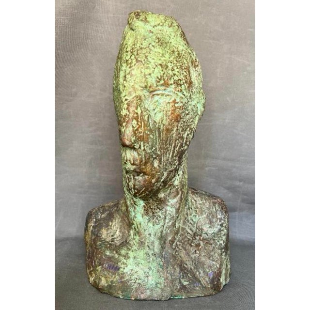 Bronze Faun Head Bust Sculpture by Pablo Alonso Herraiz, Seville, Malaga, 1994 For Sale - Image 13 of 13
