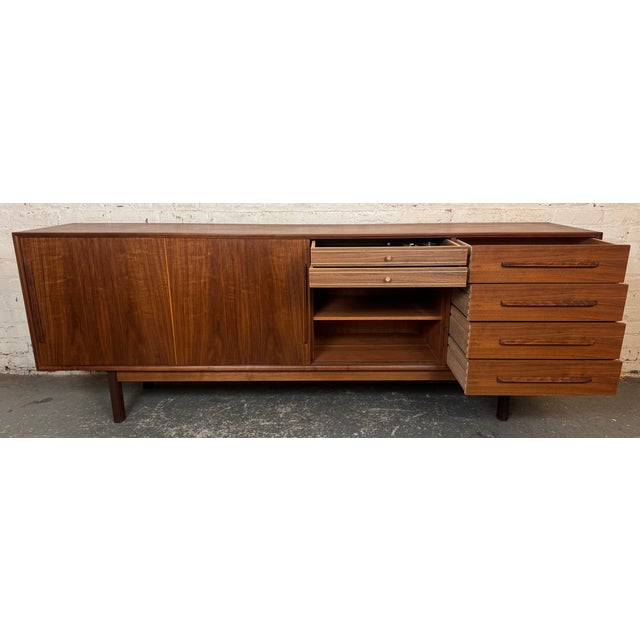 Mid-Century Modern Danish Teak Server For Sale In New York - Image 6 of 13