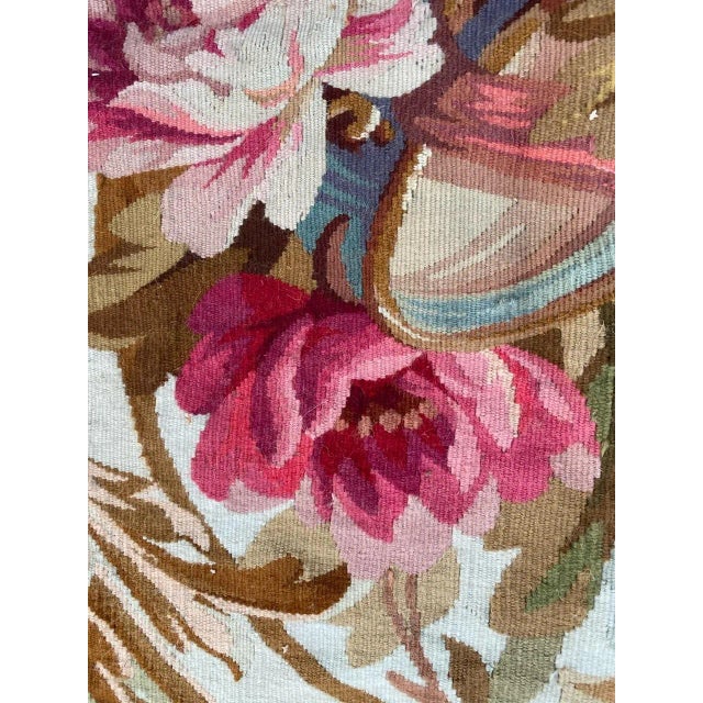 French Valance Aubusson Tapestry For Sale - Image 11 of 18