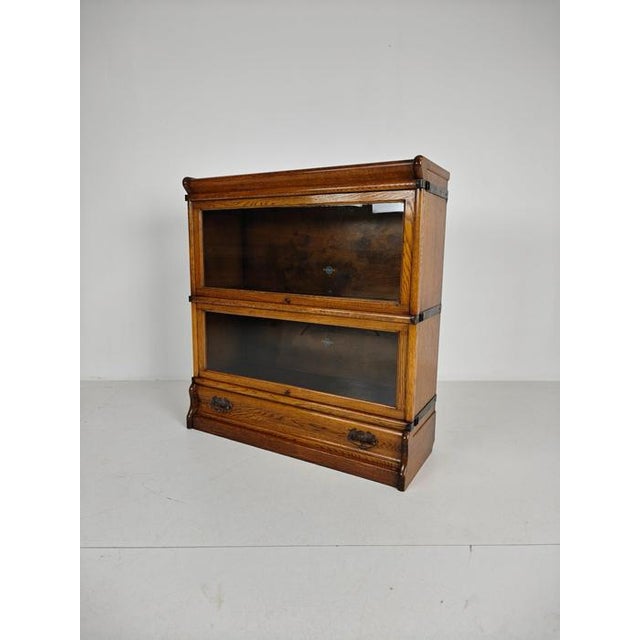 Antique Mahogany Bookcase from Globe-Wernicke, 1890s For Sale - Image 13 of 15