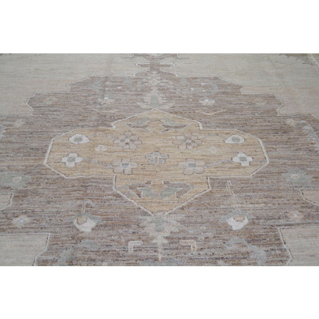 2020s Turkish Oushak Hand Knotted Wool Rug, 10'x14' For Sale - Image 5 of 5