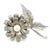 Contemporary 1990s Mikimoto Estate Akoya Flower Pearl Brooch Pin Sterling Silver 6.16 mm For Sale - Image 3 of 10