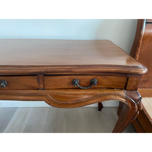 1990s Domain Home Walnut Desk For Sale - Image 9 of 12