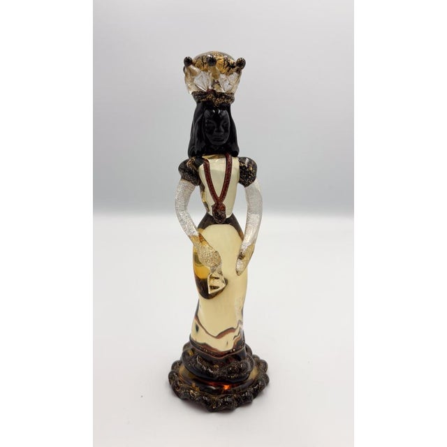 Amber Glass Chess Pieces from Barbini, Pauly & C., 1930s, Set of 32 For Sale - Image 9 of 16