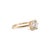 Modern 14k Yellow Gold 1.58ctw Lab Grown Round Diamond Hidden Halo Engagement Ring, Size 5.5 For Sale - Image 3 of 10