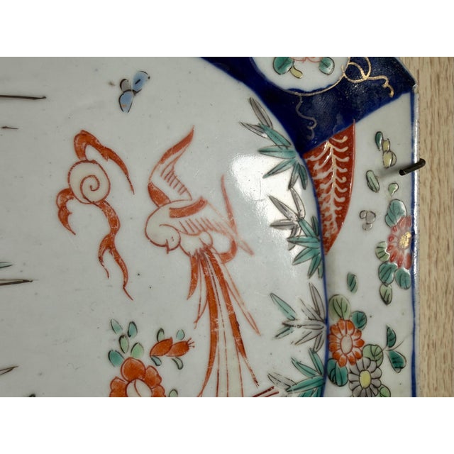 Antique Japanese Imari Porcelain Plate Octagonal Meiji Era 9” x 7.5” beautiful antique Japanese Imari porcelain plate,...