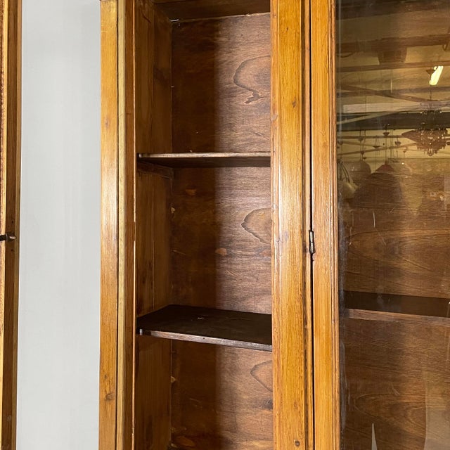 Italian Mid-19th Century Style Sideboard in Wood and Glass, 1930s For Sale - Image 11 of 18