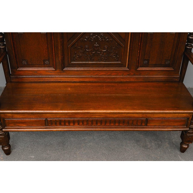 19th Century French Oak Bench For Sale - Image 10 of 16