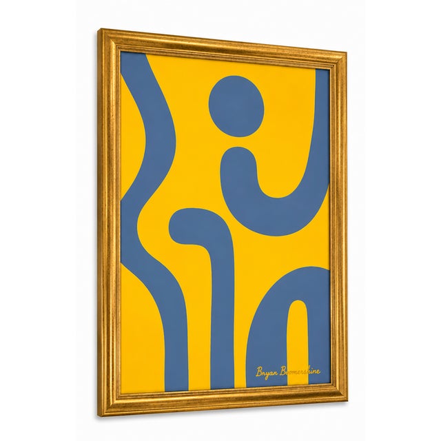 Mid-Century Modern Golden Rhythm No. 2 For Sale - Image 3 of 8