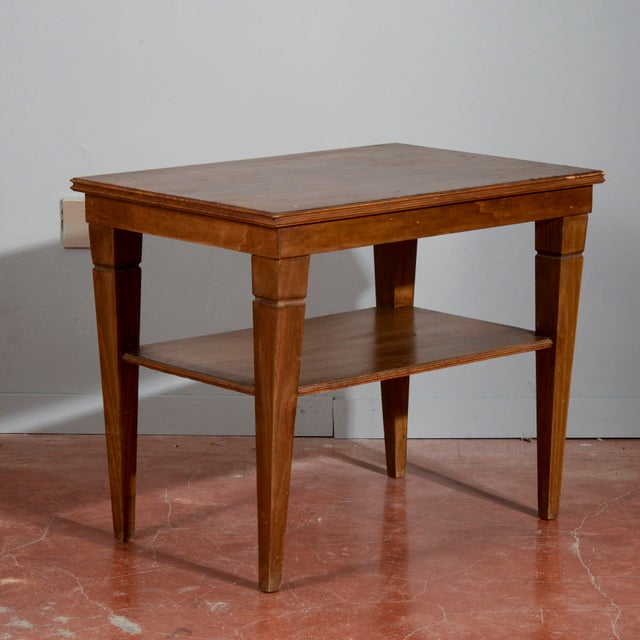 Low Coffee Table with Double Top, 1940s For Sale - Image 3 of 18