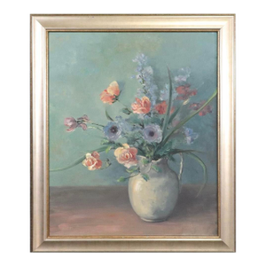 Vintage Impressionist Still Life Oil Painting