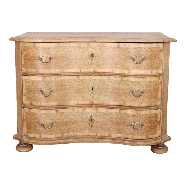Austrian Bleached Oak Commode For Sale