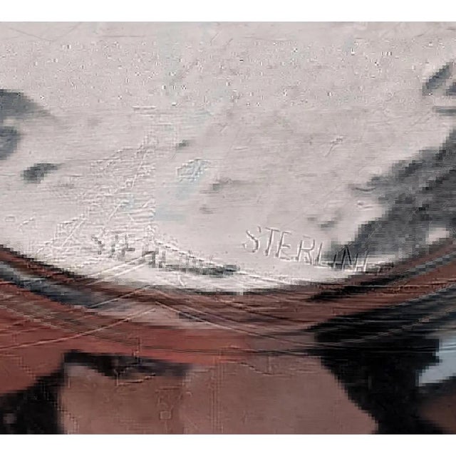 Cartier Sterling Silver Round Card or Jewelry Dish For Sale - Image 4 of 6