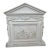 Vintage Neoclassical Architectural Wall Panel With Figural Relief & Floral Garlands For Sale