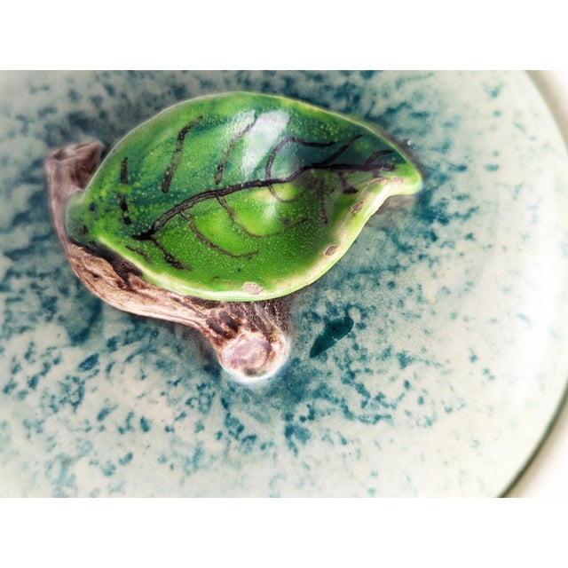 Mid-Century Modern Hand Painted Ceramic Box by Arte Casa Albisola, 1940s For Sale - Image 3 of 11