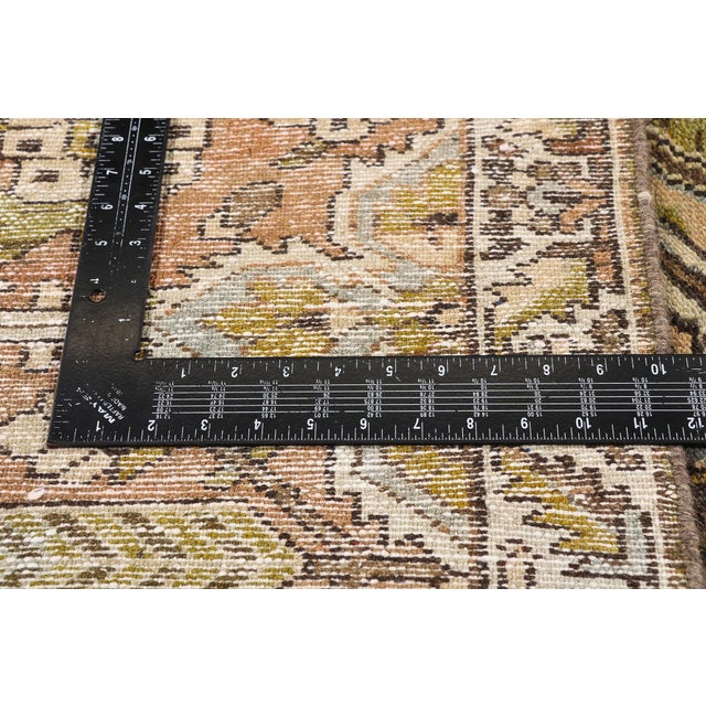 Textile Antique Persian Bakhtiari Rug, 11'08 X 13'02 For Sale - Image 7 of 10