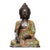 Vintage Cloisonné Enamel Bronze Figure of Amitabha Buddha – Seated Statue For Sale