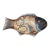 Antique Chinese Handpainted Porcelain Fish Platter For Sale