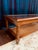 Vintage Traditional Glass Top Coffee Table With Woven Cane Shelf For Sale - Image 4 of 7